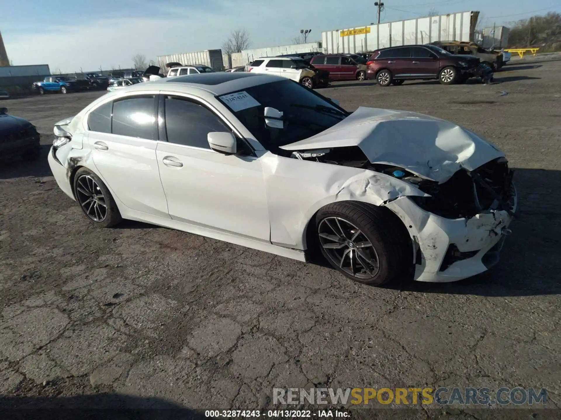 6 Photograph of a damaged car 3MW5R7J08M8B49476 BMW 3 SERIES 2021