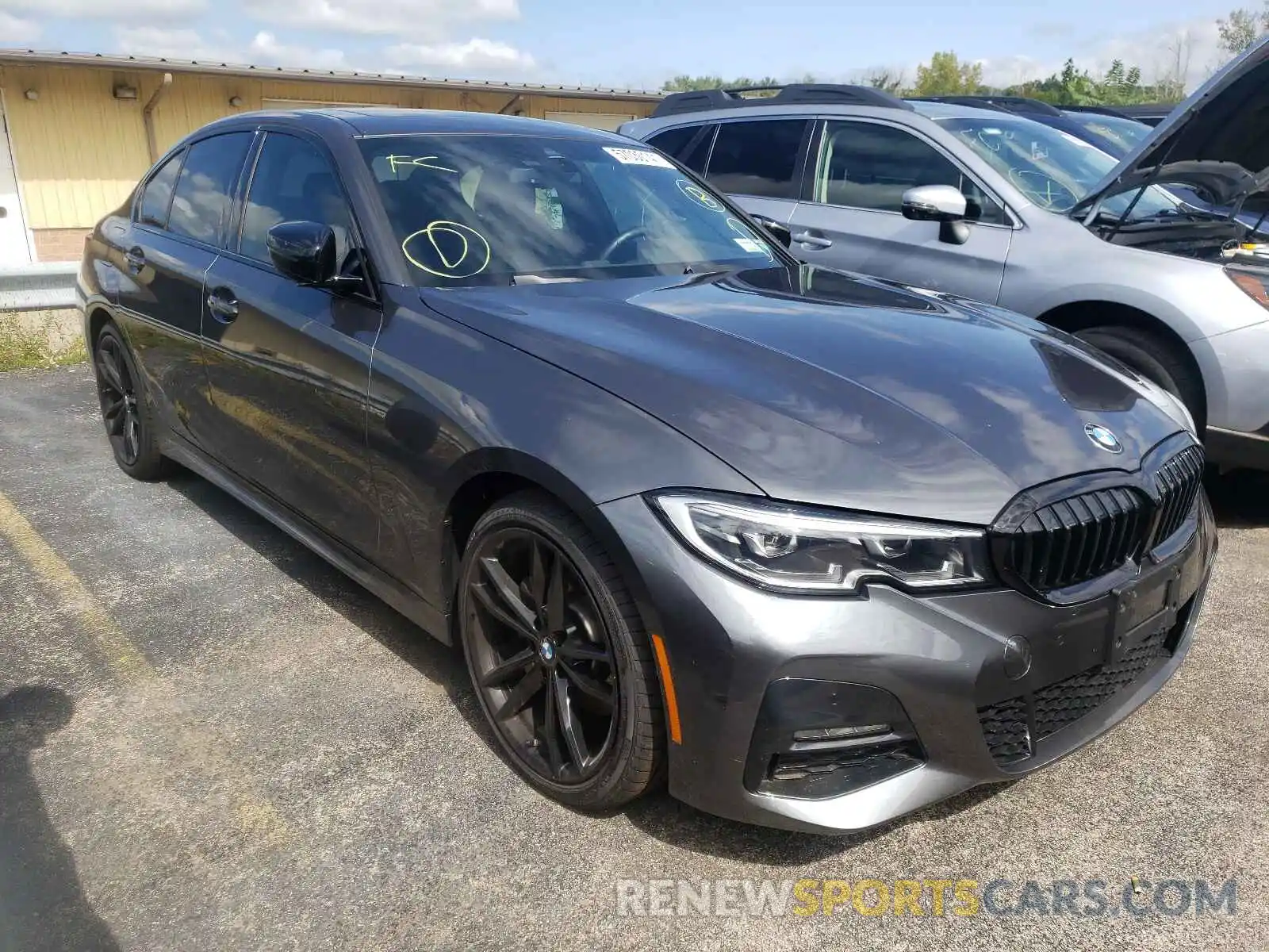 1 Photograph of a damaged car 3MW5R7J08M8B62440 BMW 3 SERIES 2021