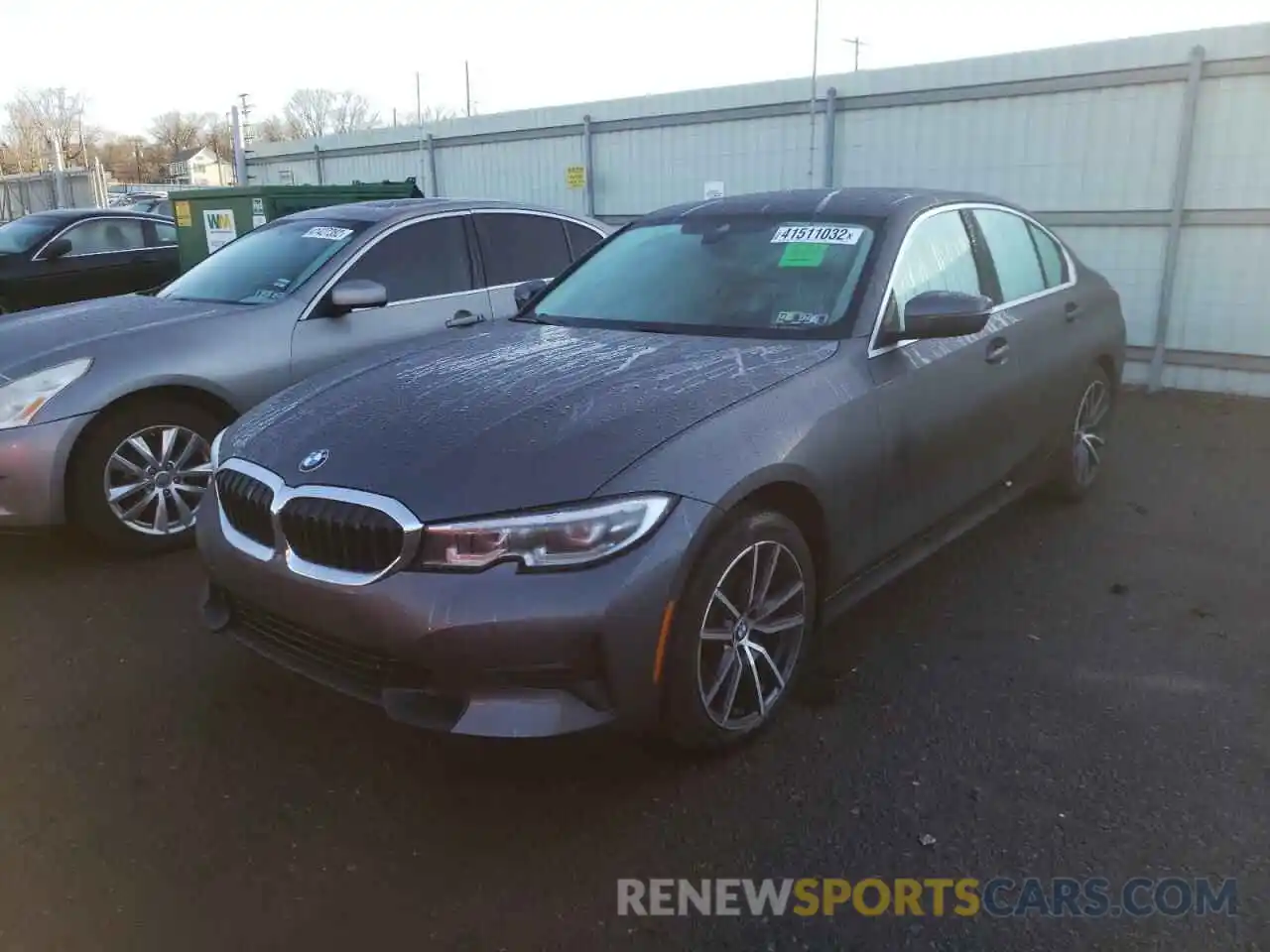 2 Photograph of a damaged car 3MW5R7J08M8B68836 BMW 3 SERIES 2021