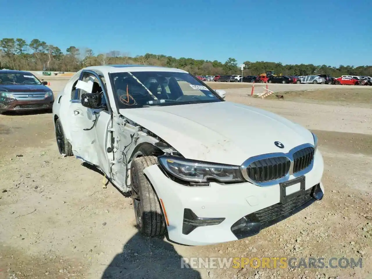 1 Photograph of a damaged car 3MW5R7J08M8B73289 BMW 3 SERIES 2021