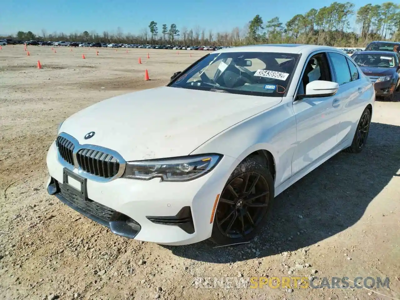 2 Photograph of a damaged car 3MW5R7J08M8B73289 BMW 3 SERIES 2021