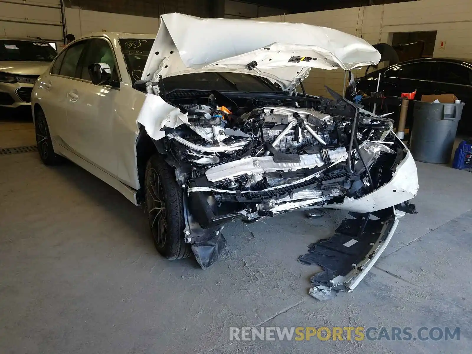 1 Photograph of a damaged car 3MW5R7J08M8B81330 BMW 3 SERIES 2021