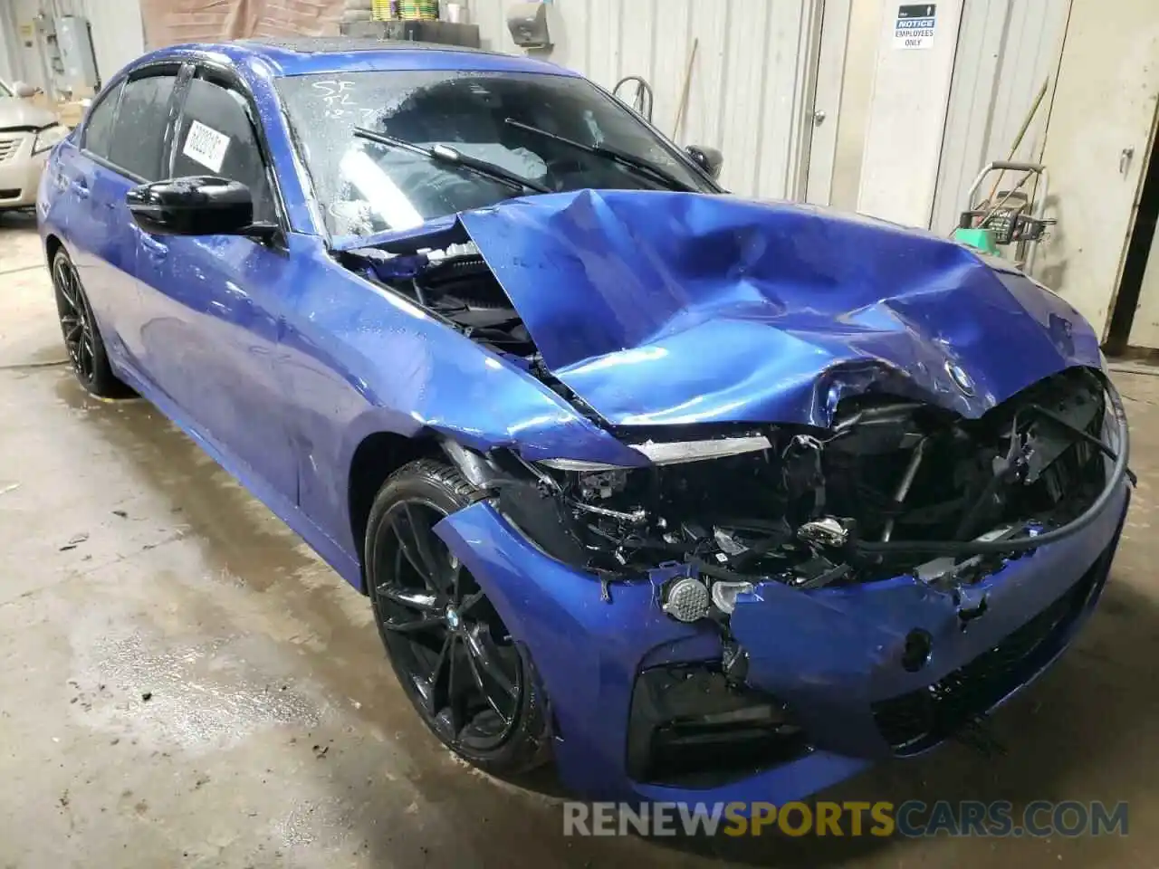 1 Photograph of a damaged car 3MW5R7J08M8B85085 BMW 3 SERIES 2021