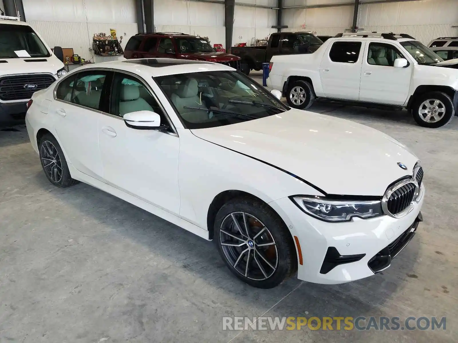 1 Photograph of a damaged car 3MW5R7J08M8B92926 BMW 3 SERIES 2021