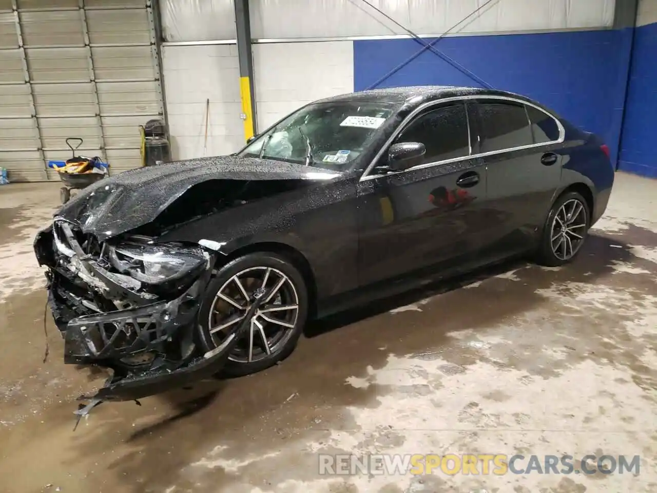 1 Photograph of a damaged car 3MW5R7J08M8B94255 BMW 3 SERIES 2021