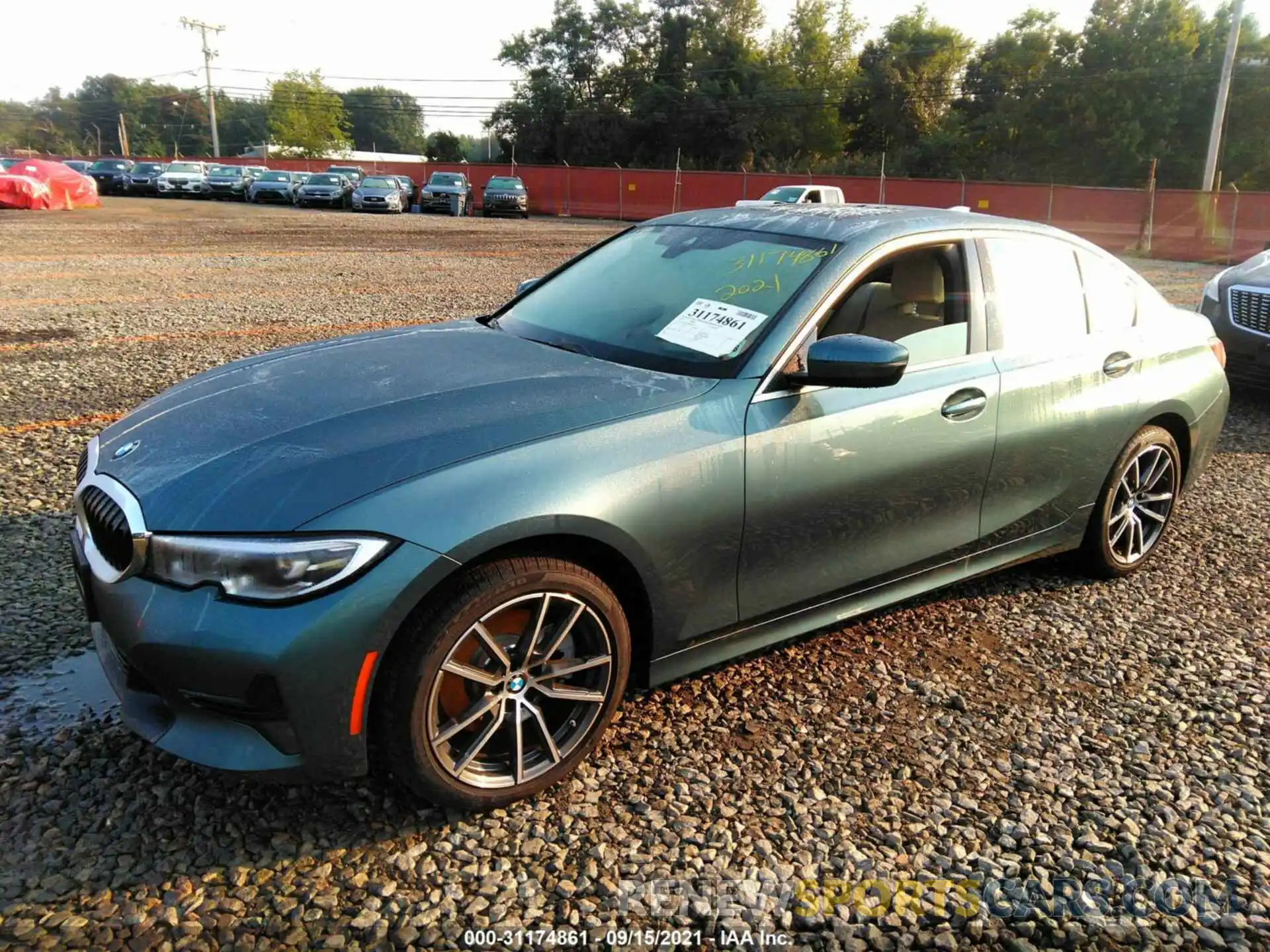 2 Photograph of a damaged car 3MW5R7J08M8B99049 BMW 3 SERIES 2021