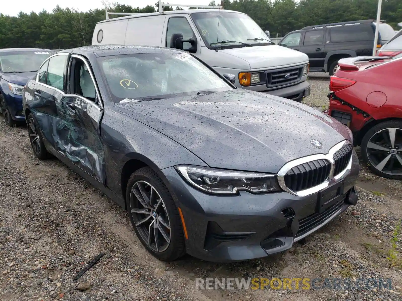 1 Photograph of a damaged car 3MW5R7J08M8C00832 BMW 3 SERIES 2021