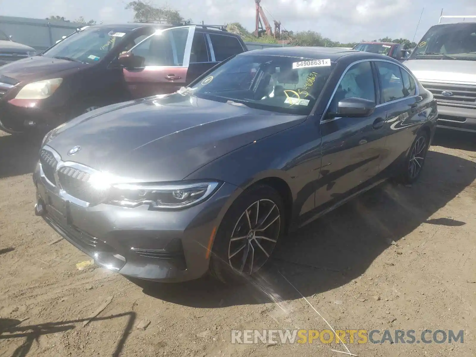 2 Photograph of a damaged car 3MW5R7J08M8C00832 BMW 3 SERIES 2021