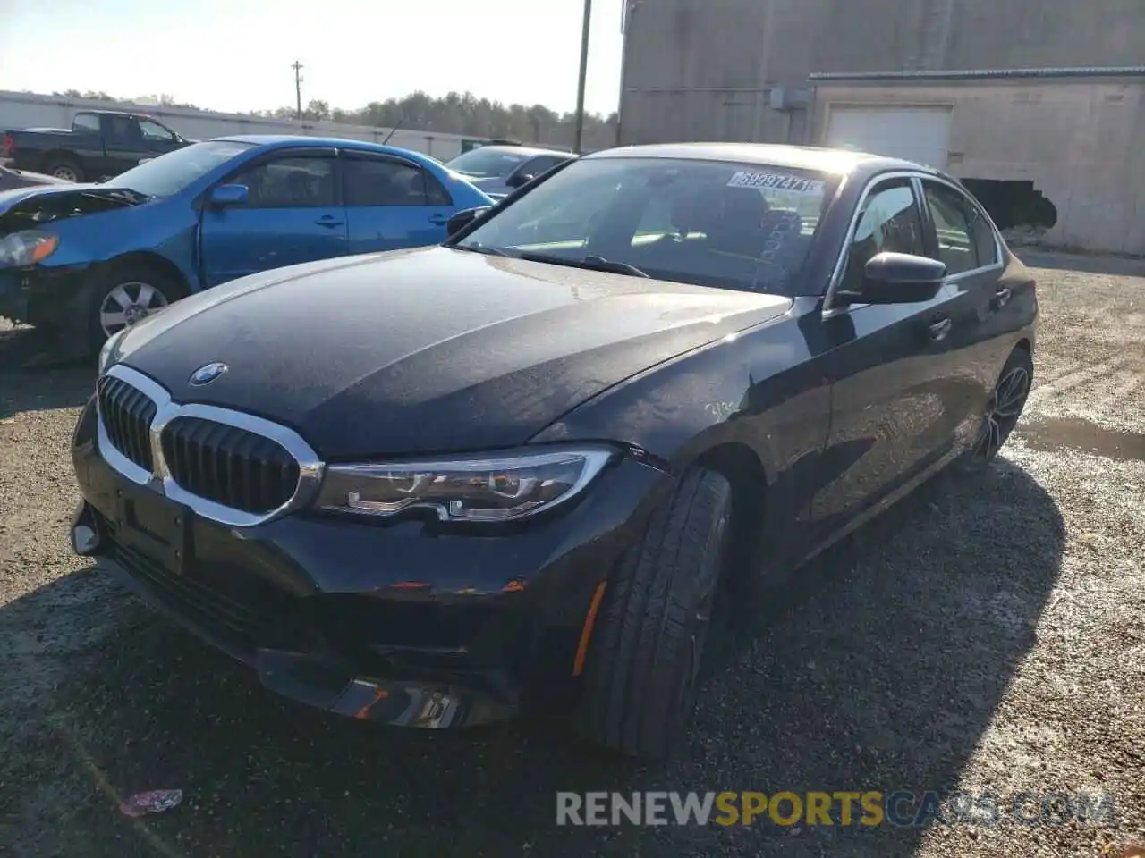 2 Photograph of a damaged car 3MW5R7J08M8C01270 BMW 3 SERIES 2021