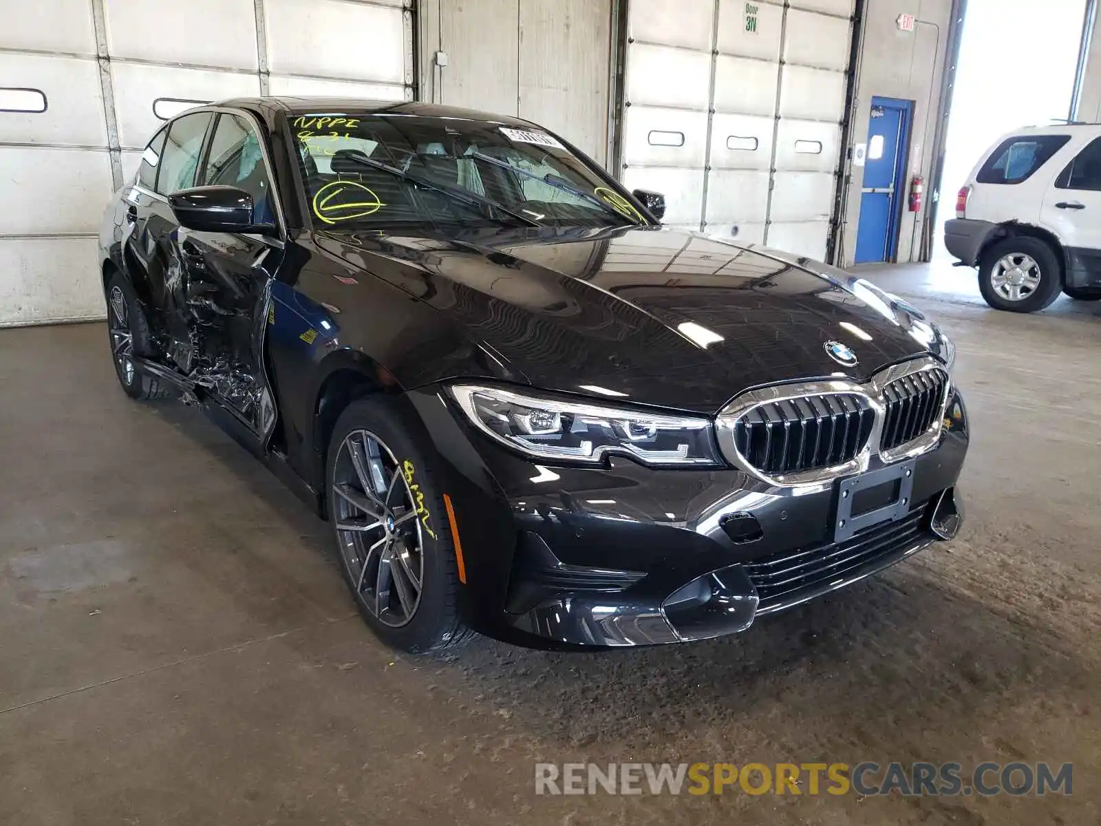 1 Photograph of a damaged car 3MW5R7J08M8C07327 BMW 3 SERIES 2021