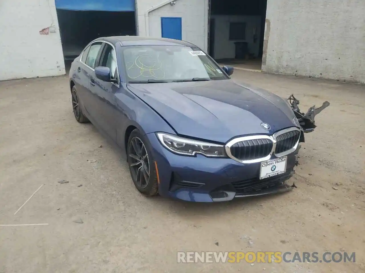 1 Фотография поврежденного автомобиля 3MW5R7J08M8C09661 BMW 3 SERIES 2021