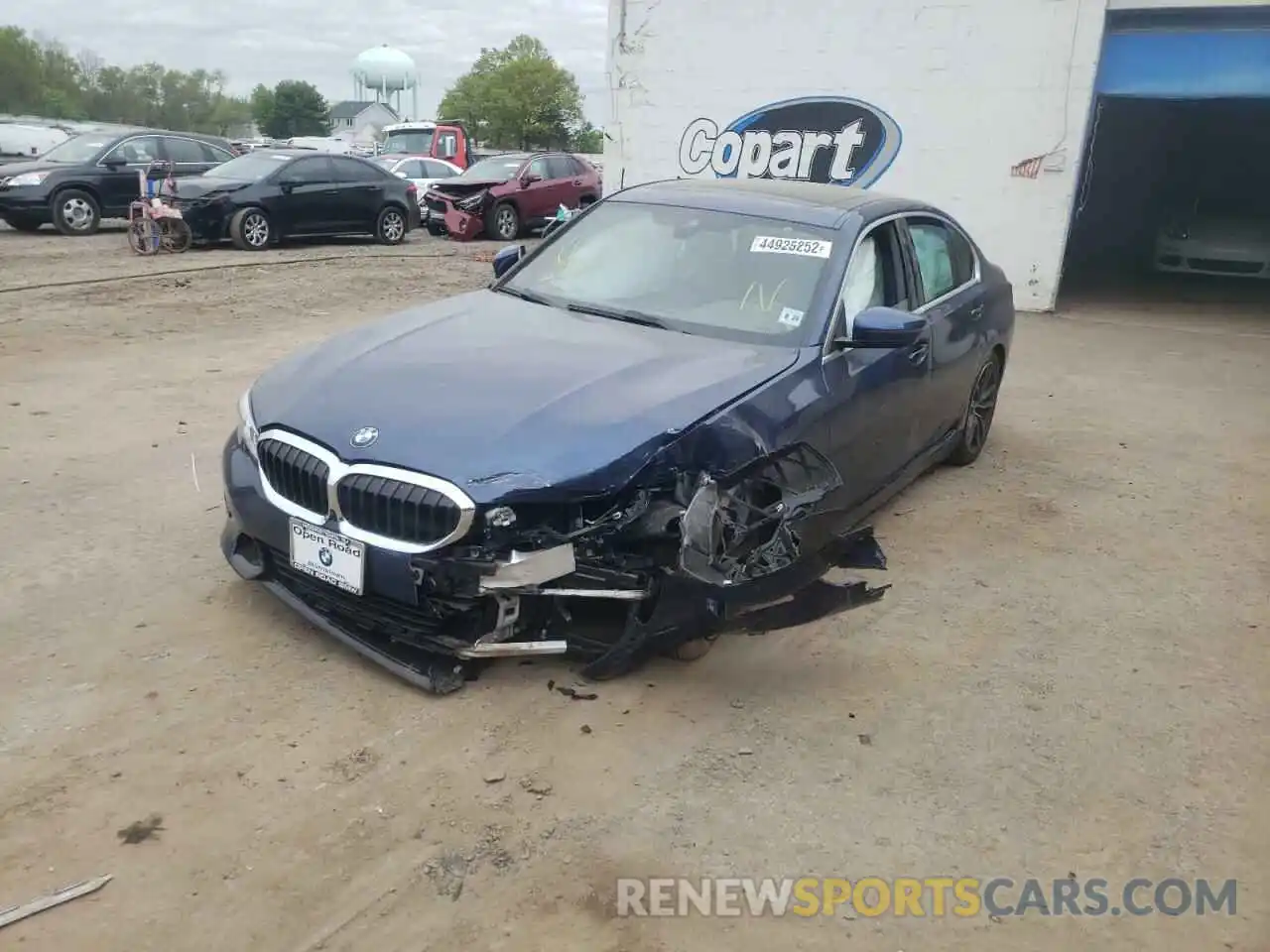 2 Photograph of a damaged car 3MW5R7J08M8C09661 BMW 3 SERIES 2021