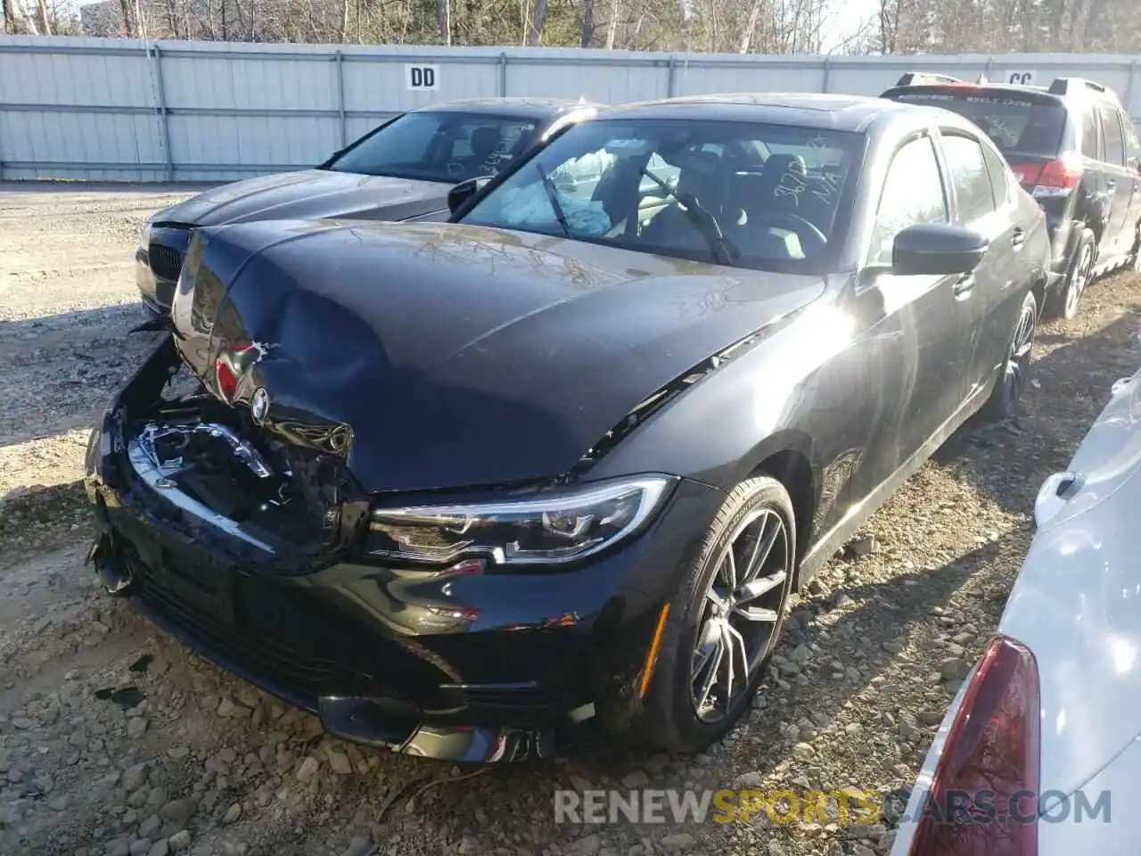 2 Photograph of a damaged car 3MW5R7J08M8C11667 BMW 3 SERIES 2021