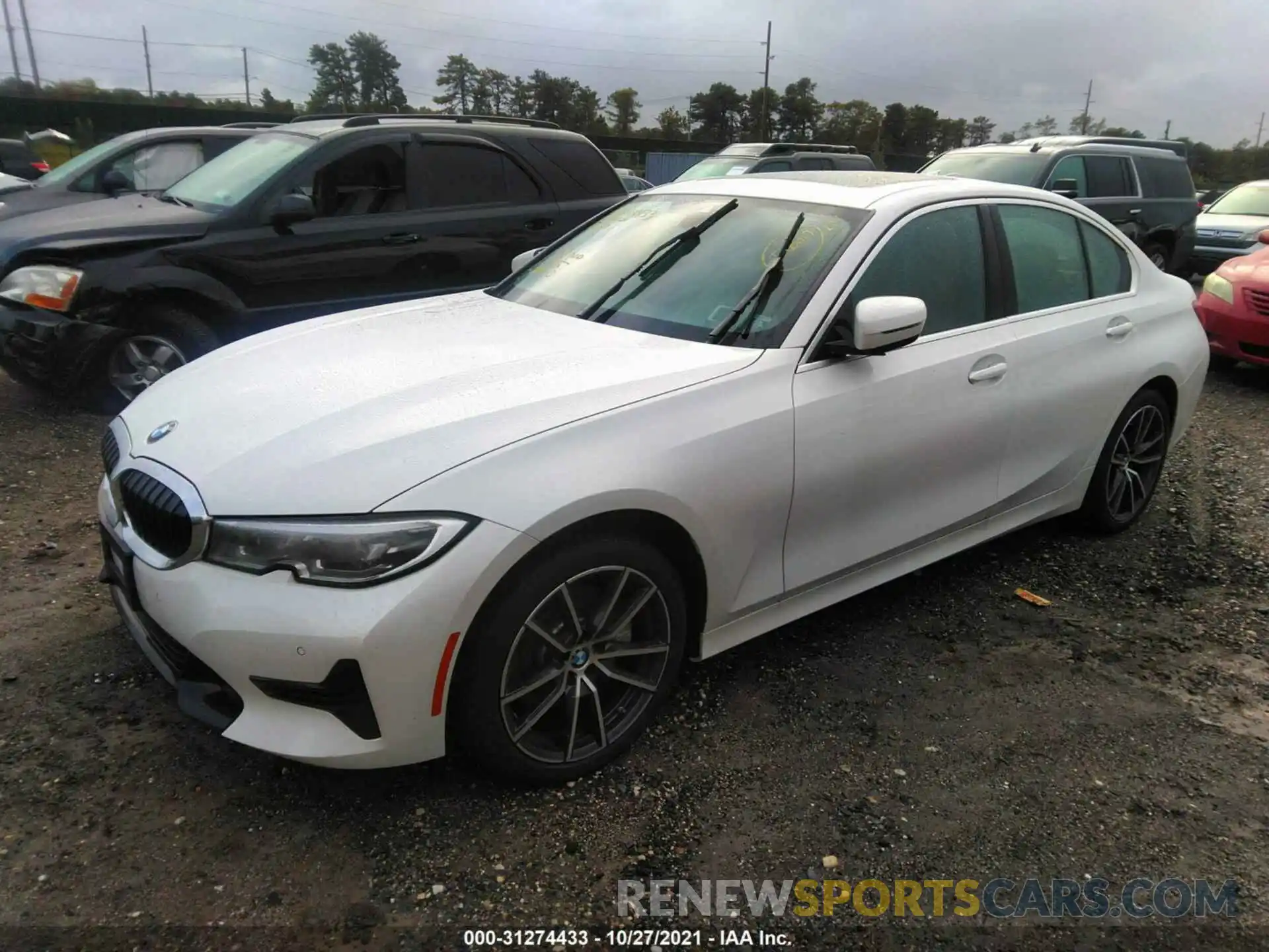 2 Photograph of a damaged car 3MW5R7J09M8B52225 BMW 3 SERIES 2021