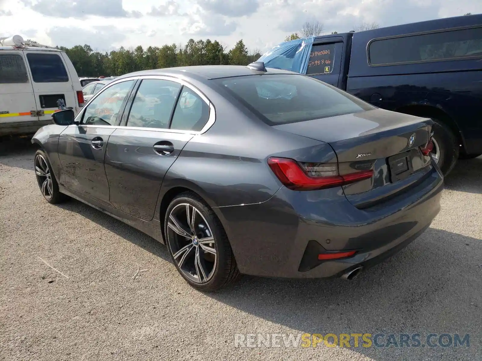 3 Photograph of a damaged car 3MW5R7J09M8B57859 BMW 3 SERIES 2021