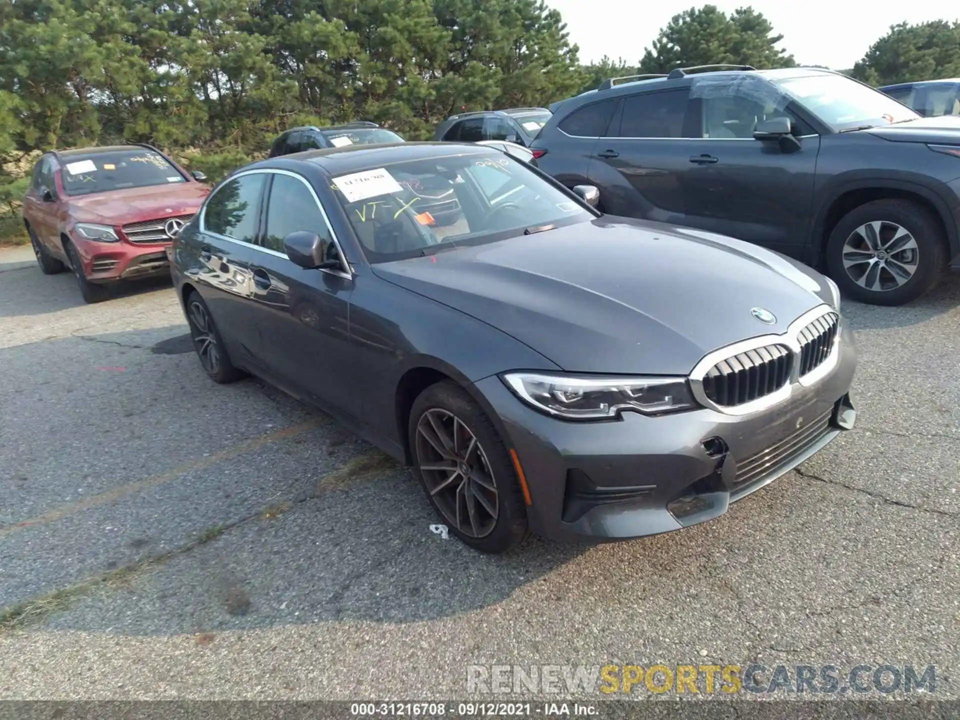 1 Photograph of a damaged car 3MW5R7J09M8B60308 BMW 3 SERIES 2021