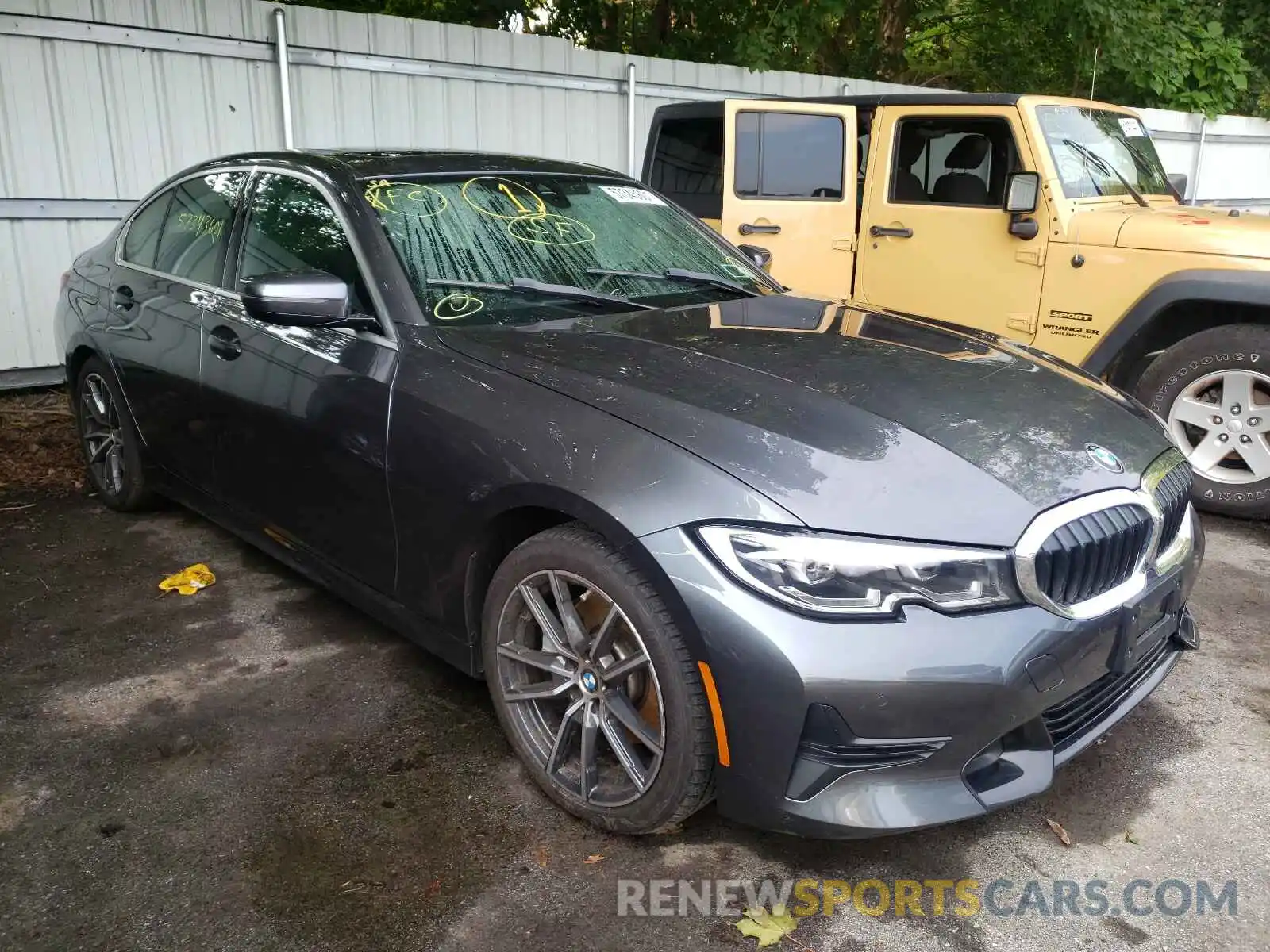 1 Photograph of a damaged car 3MW5R7J09M8B65525 BMW 3 SERIES 2021