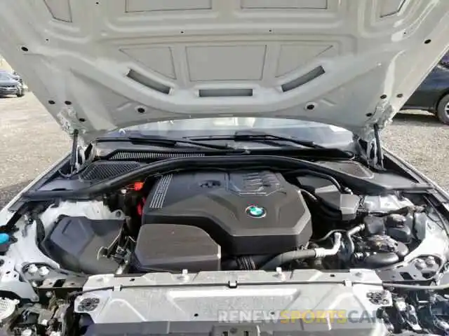 9 Фотография поврежденного автомобиля 3MW5R7J09M8B76508 BMW 3 SERIES 2021