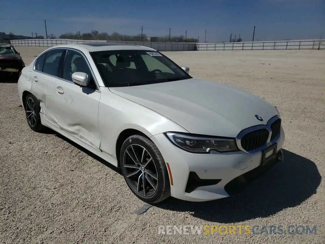 1 Photograph of a damaged car 3MW5R7J09M8C01665 BMW 3 SERIES 2021