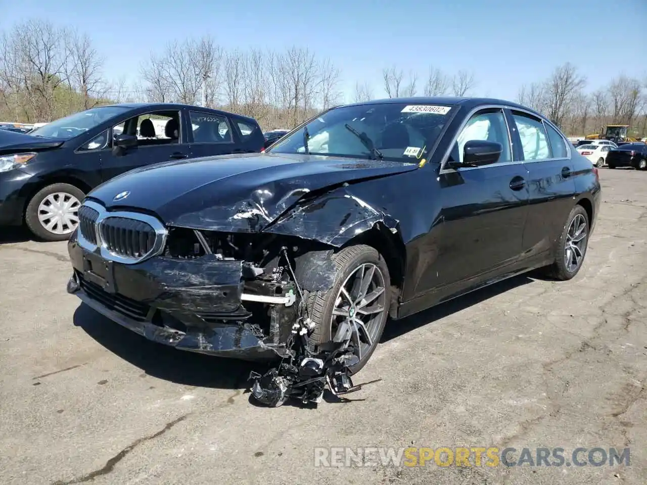 2 Photograph of a damaged car 3MW5R7J09M8C06784 BMW 3 SERIES 2021