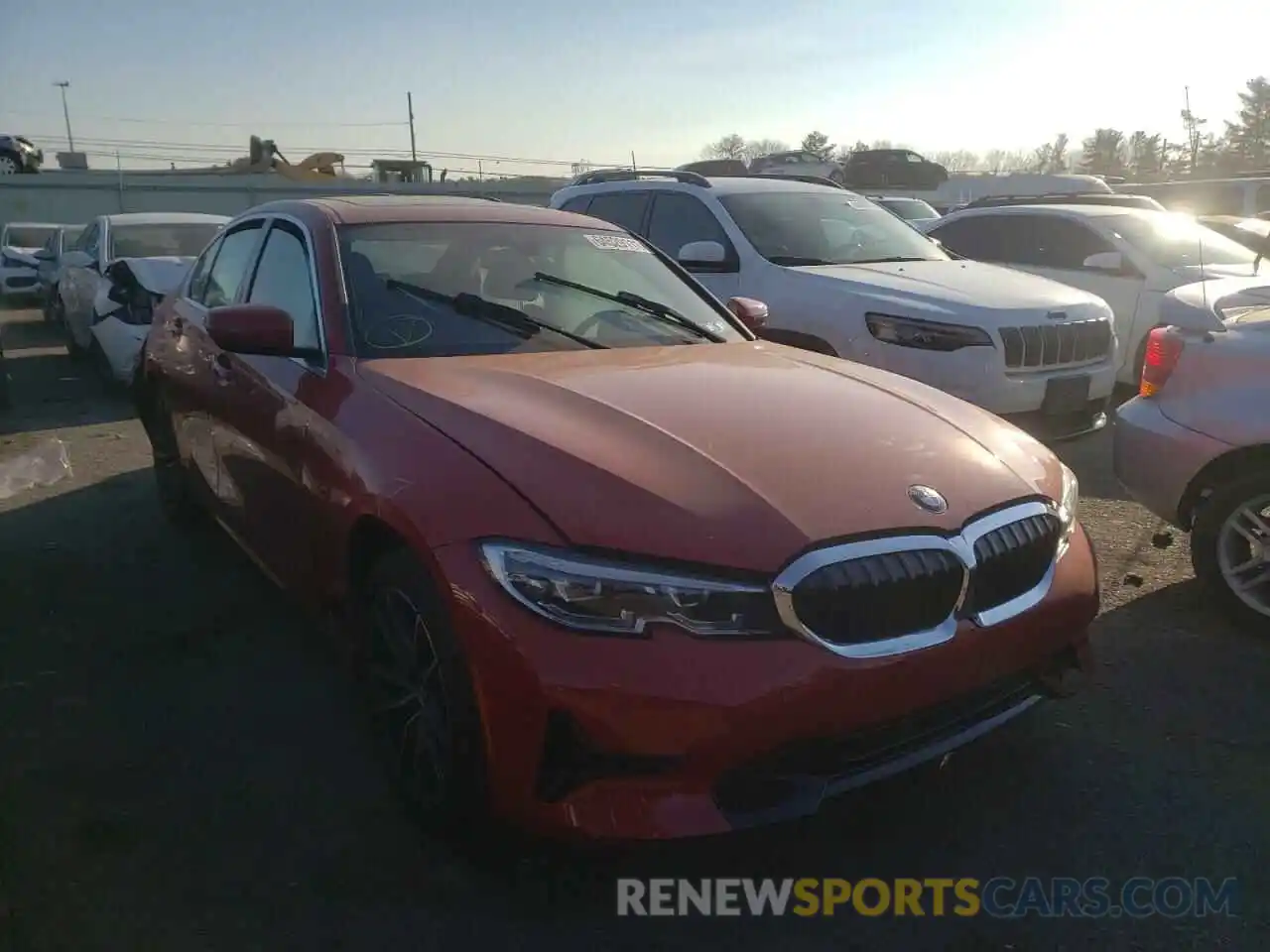 1 Photograph of a damaged car 3MW5R7J09M8C18451 BMW 3 SERIES 2021