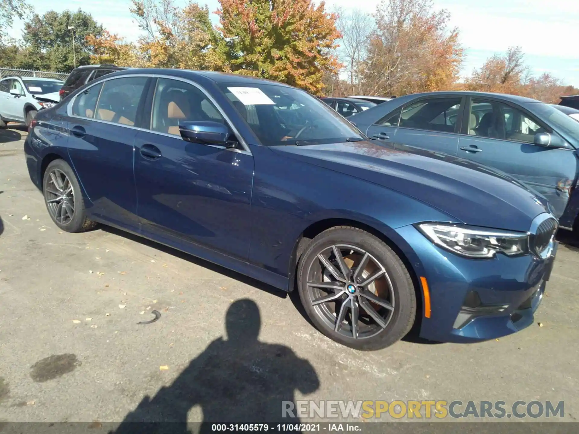 1 Photograph of a damaged car 3MW5R7J09M8C18773 BMW 3 SERIES 2021