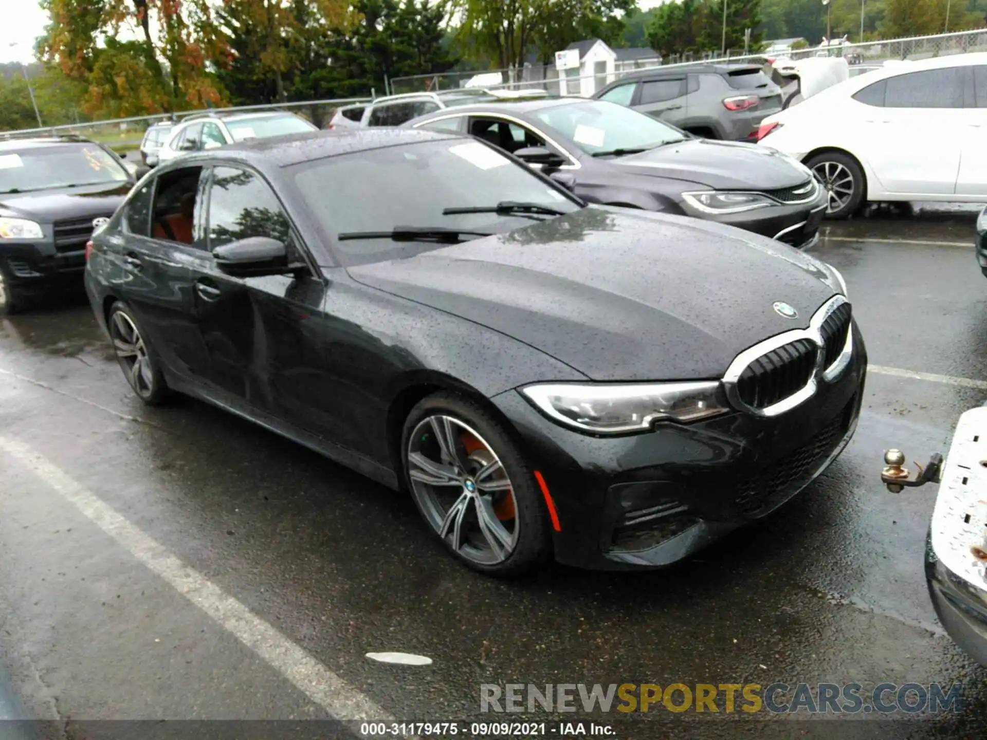 1 Photograph of a damaged car 3MW5R7J0XM8B56848 BMW 3 SERIES 2021