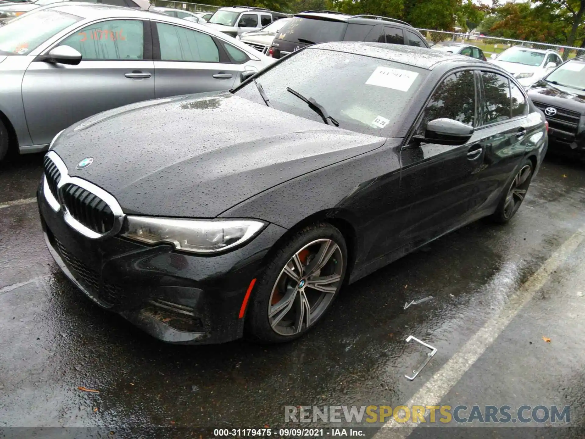 2 Photograph of a damaged car 3MW5R7J0XM8B56848 BMW 3 SERIES 2021