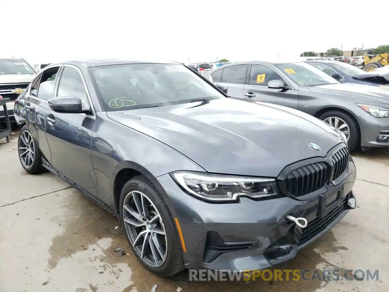 1 Photograph of a damaged car 3MW5R7J0XM8B58356 BMW 3 SERIES 2021