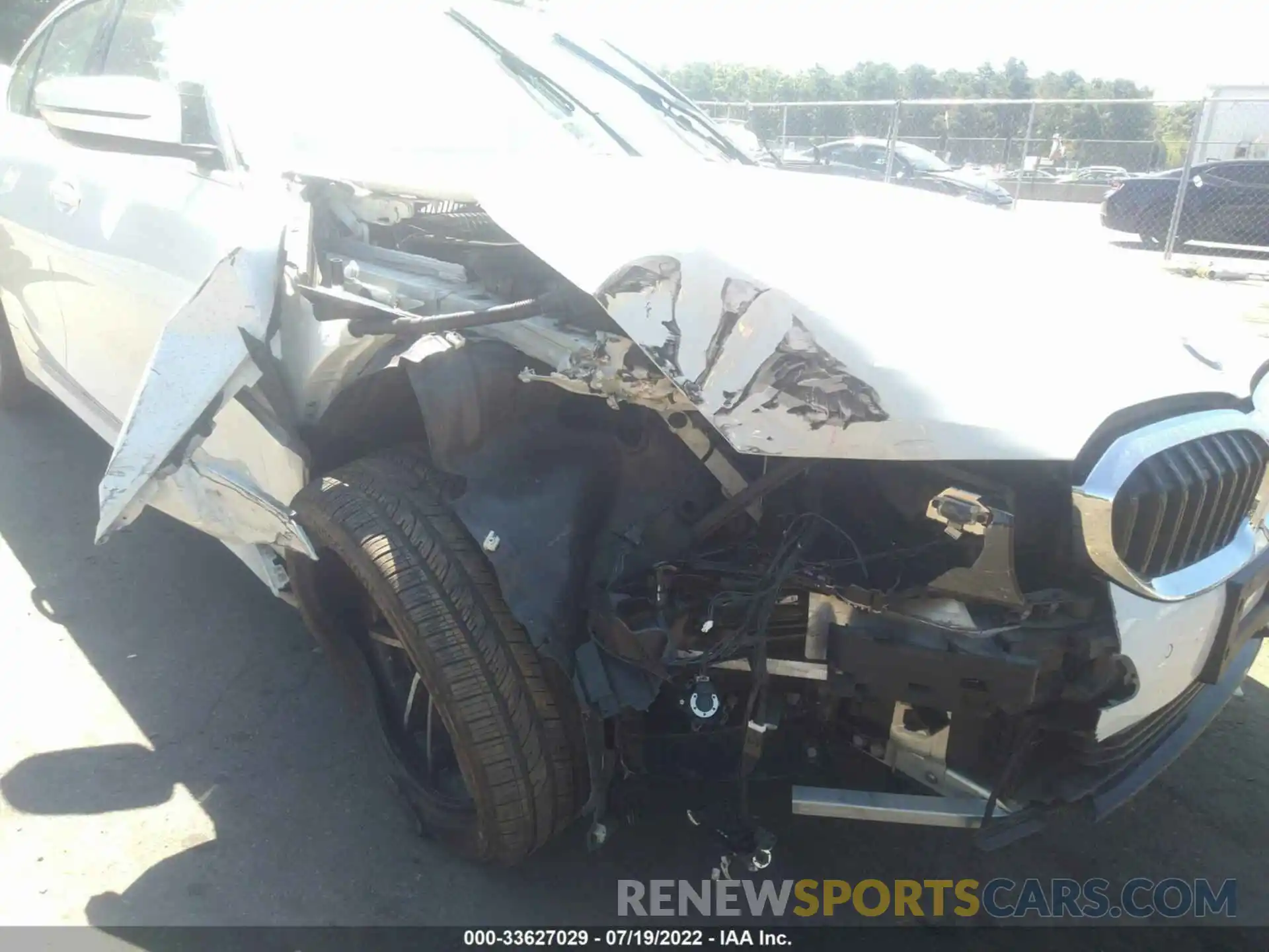 6 Photograph of a damaged car 3MW5R7J0XM8B68109 BMW 3 SERIES 2021