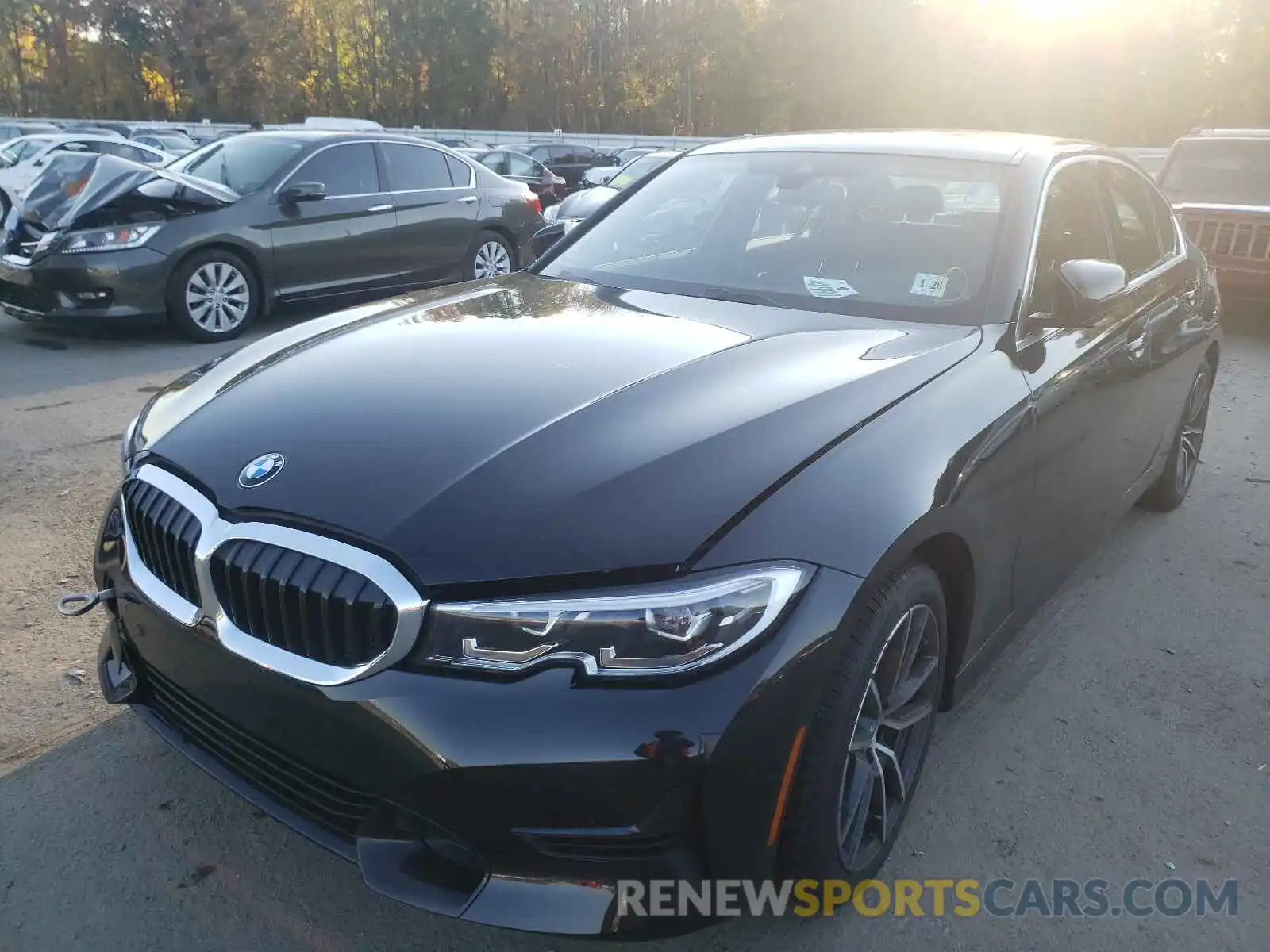 2 Photograph of a damaged car 3MW5R7J0XM8B68885 BMW 3 SERIES 2021