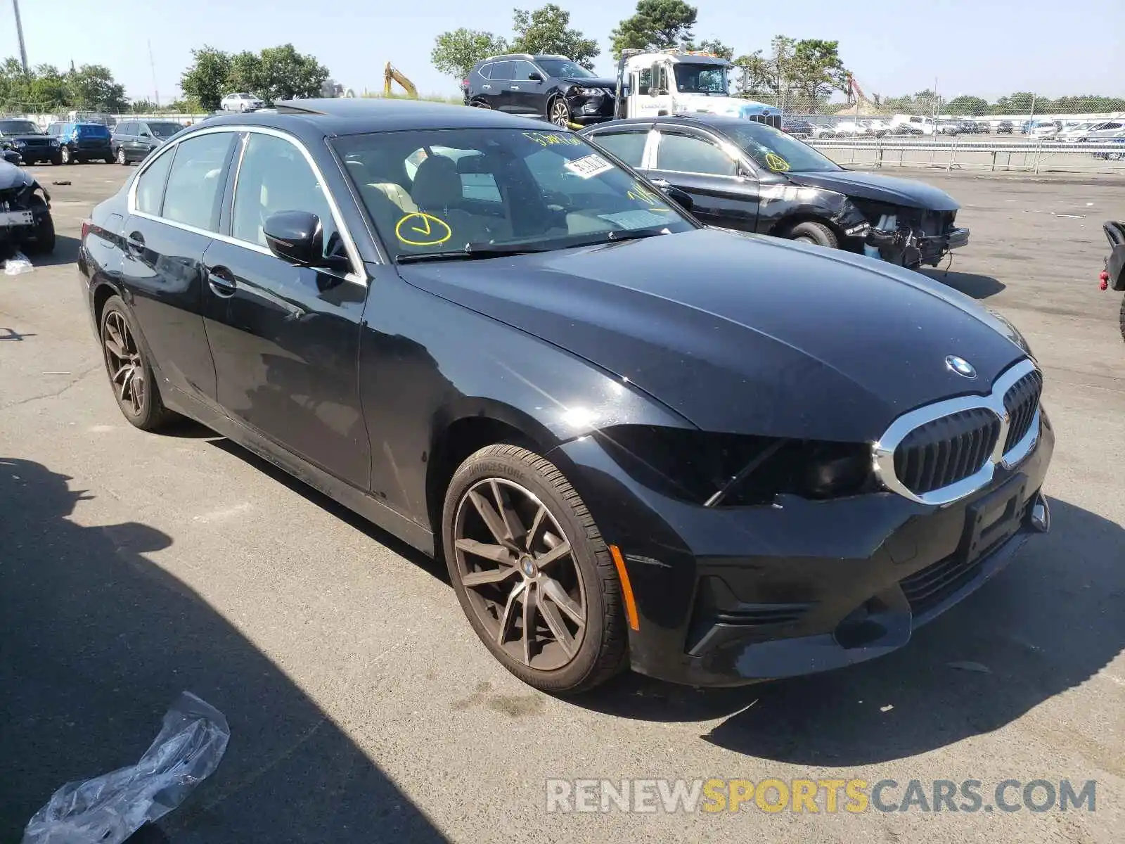 1 Photograph of a damaged car 3MW5R7J0XM8B81488 BMW 3 SERIES 2021