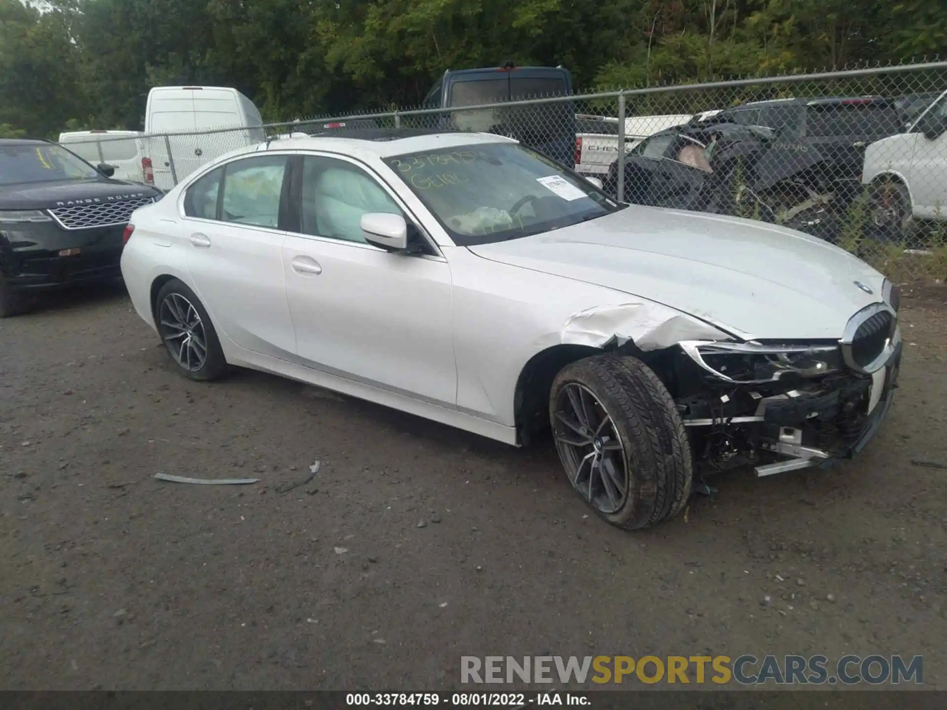 1 Photograph of a damaged car 3MW5R7J0XM8B84780 BMW 3 SERIES 2021