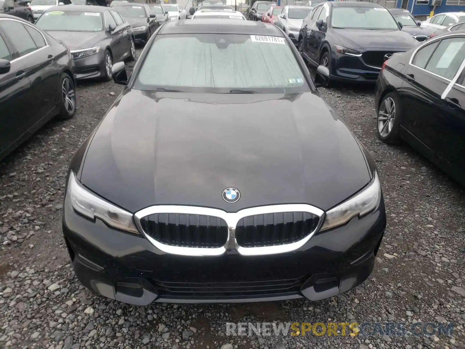 9 Фотография поврежденного автомобиля 3MW5R7J0XM8C01397 BMW 3 SERIES 2021