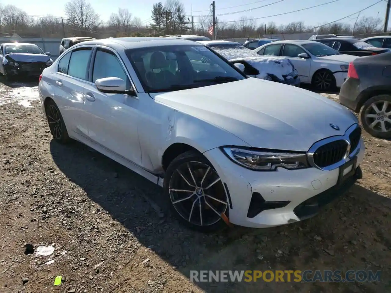 1 Photograph of a damaged car 3MW5R7J0XM8C01528 BMW 3 SERIES 2021