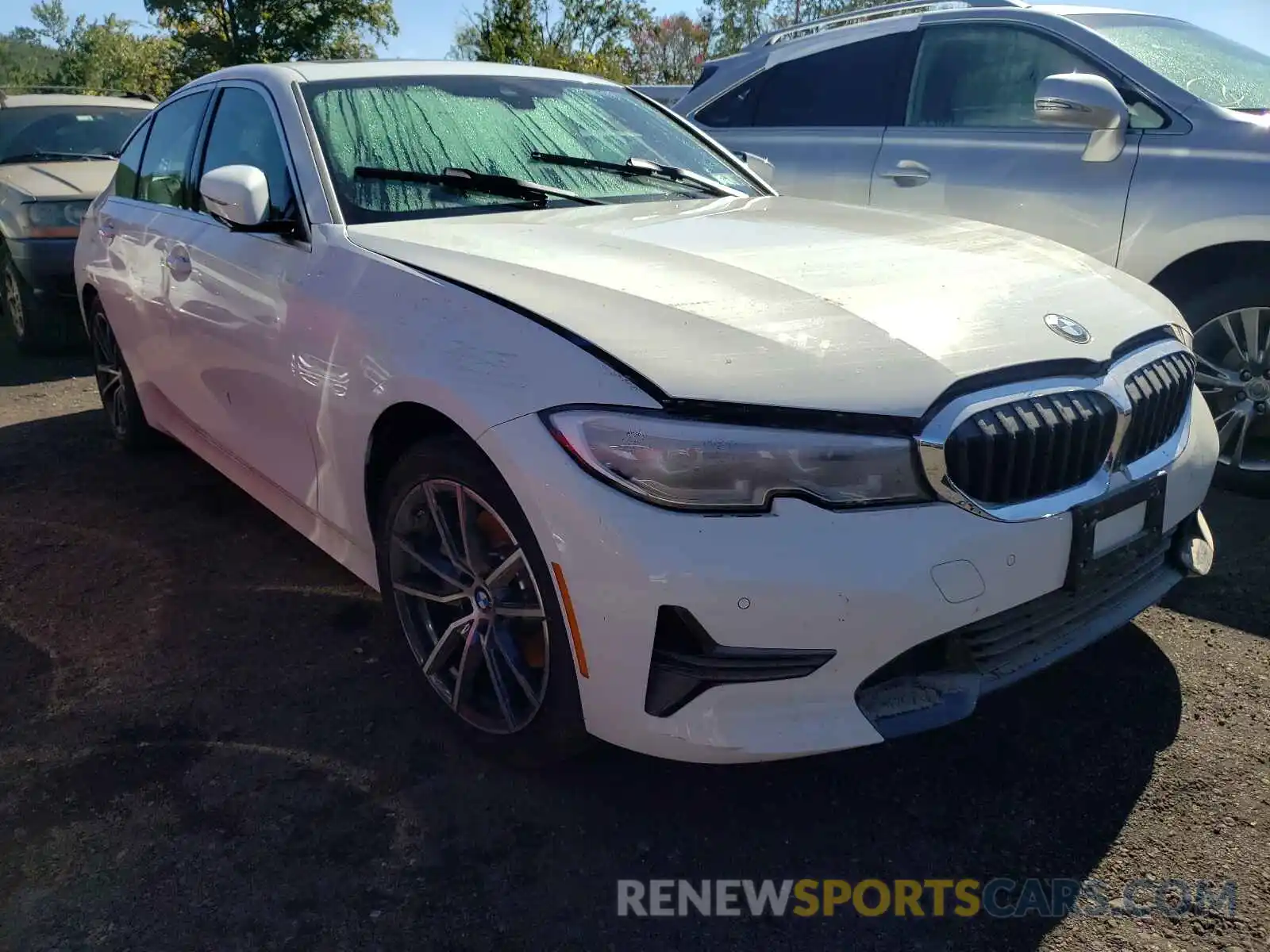 1 Photograph of a damaged car 3MW5R7J0XM8C02243 BMW 3 SERIES 2021