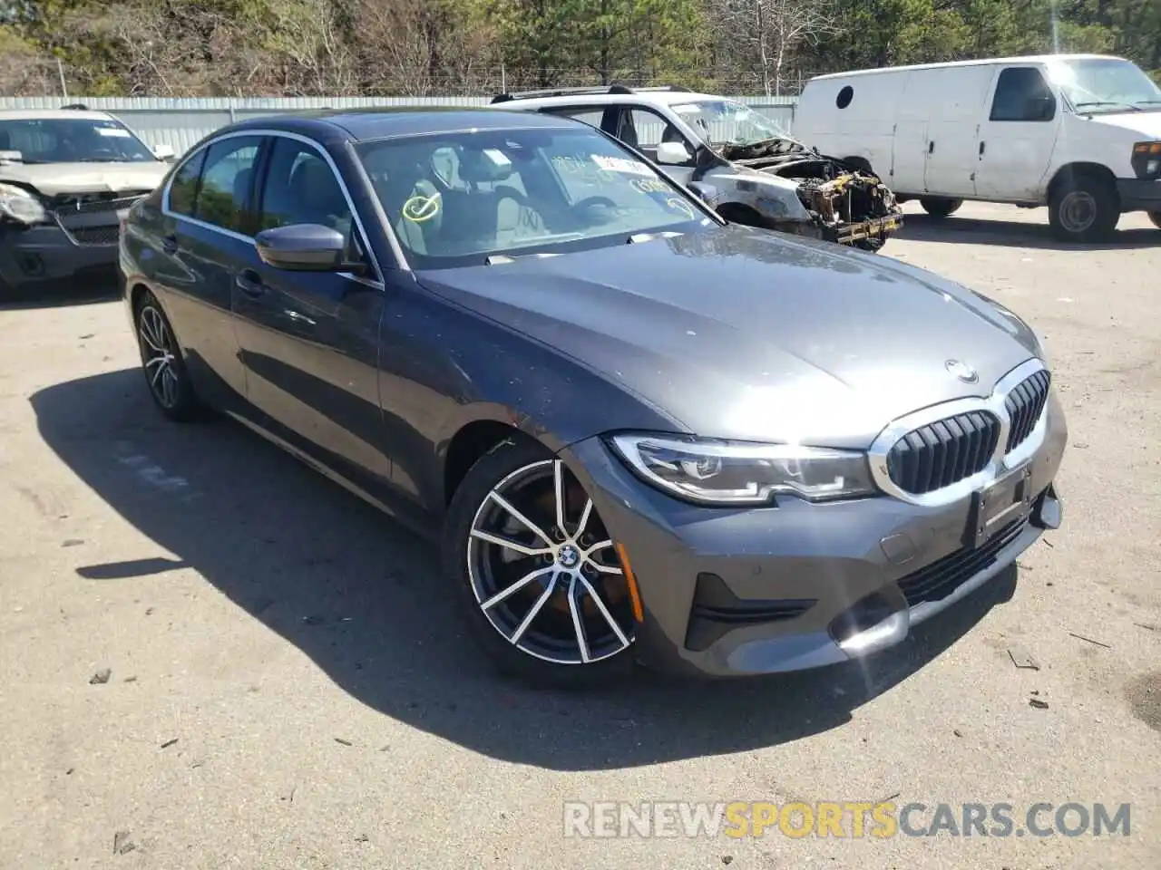 1 Photograph of a damaged car 3MW5R7J0XM8C07815 BMW 3 SERIES 2021