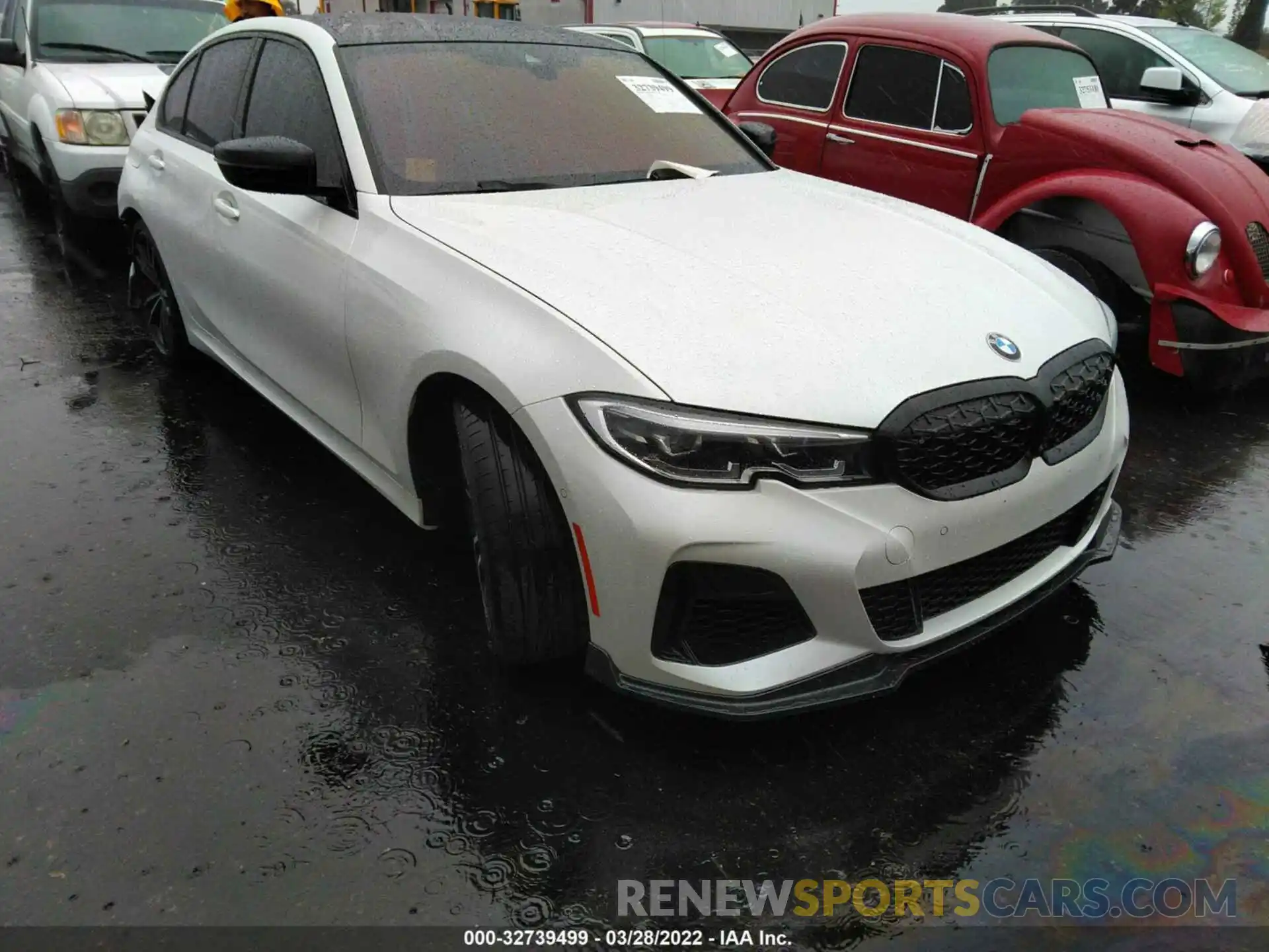 1 Photograph of a damaged car 3MW5U7J08M8B52439 BMW 3 SERIES 2021