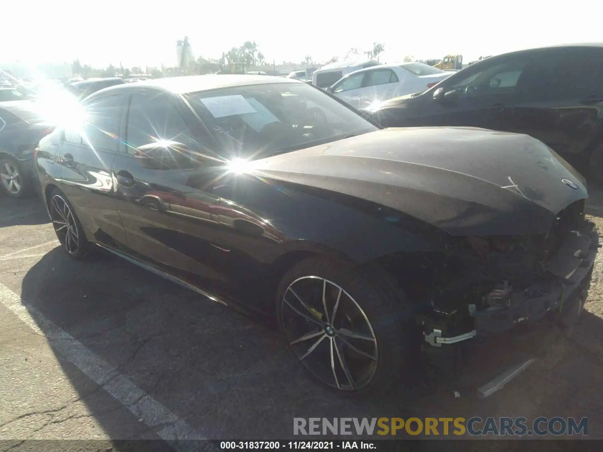 1 Photograph of a damaged car 3MW5U7J09M8B55673 BMW 3 SERIES 2021