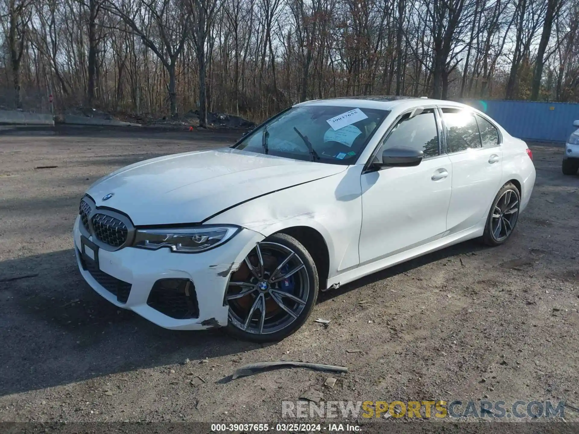 2 Photograph of a damaged car 3MW5U9J00M8B55847 BMW 3 SERIES 2021