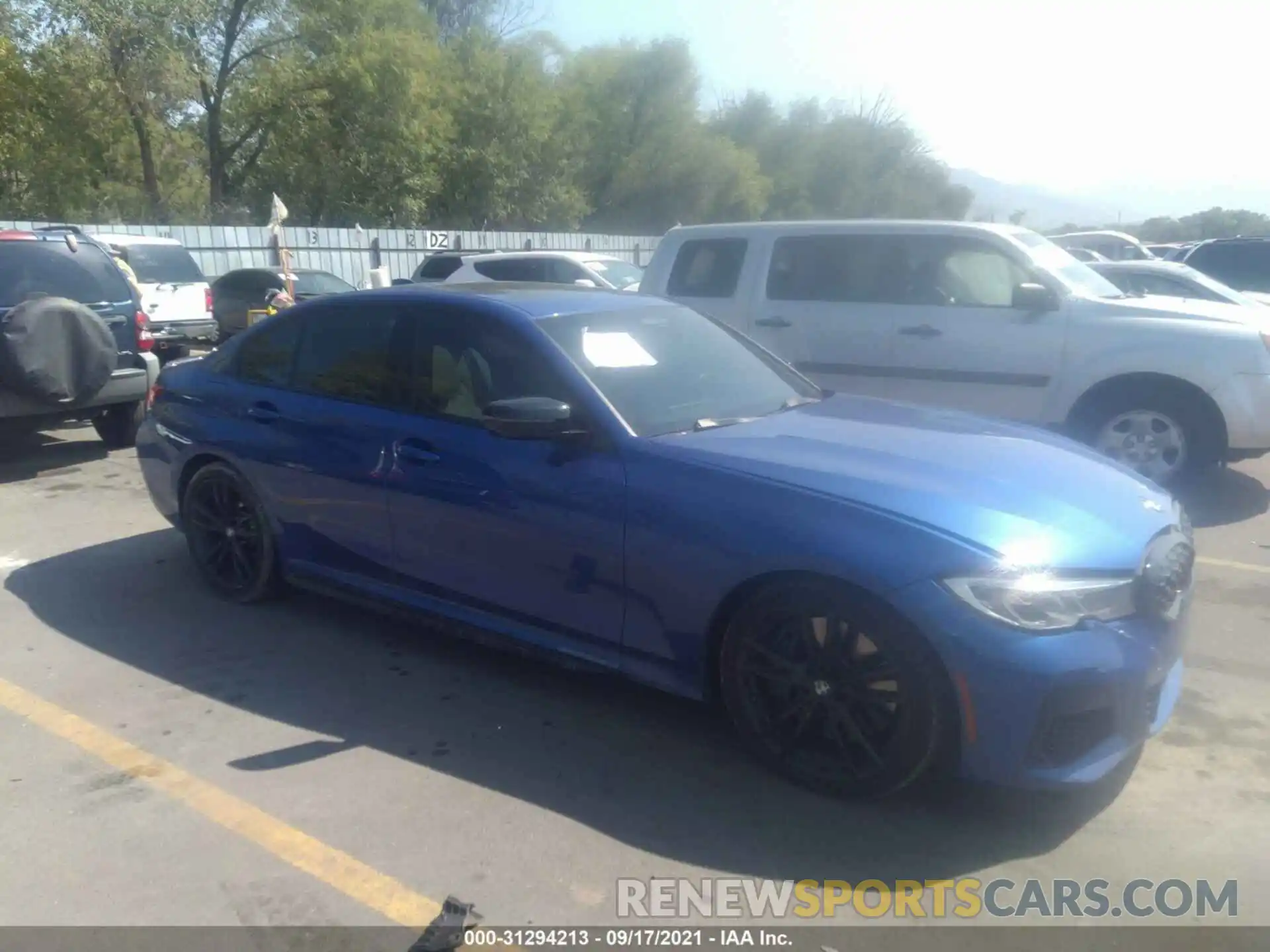 1 Photograph of a damaged car 3MW5U9J00M8B70011 BMW 3 SERIES 2021