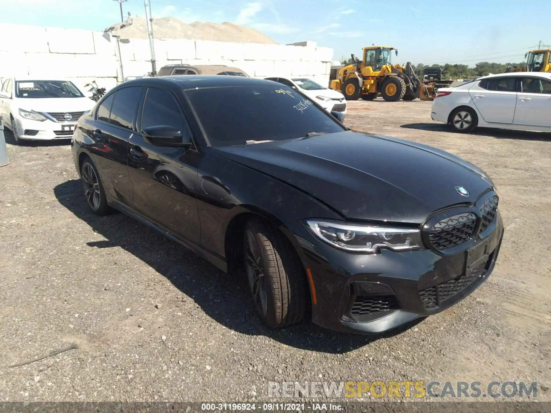 1 Photograph of a damaged car 3MW5U9J00M8B90565 BMW 3 SERIES 2021