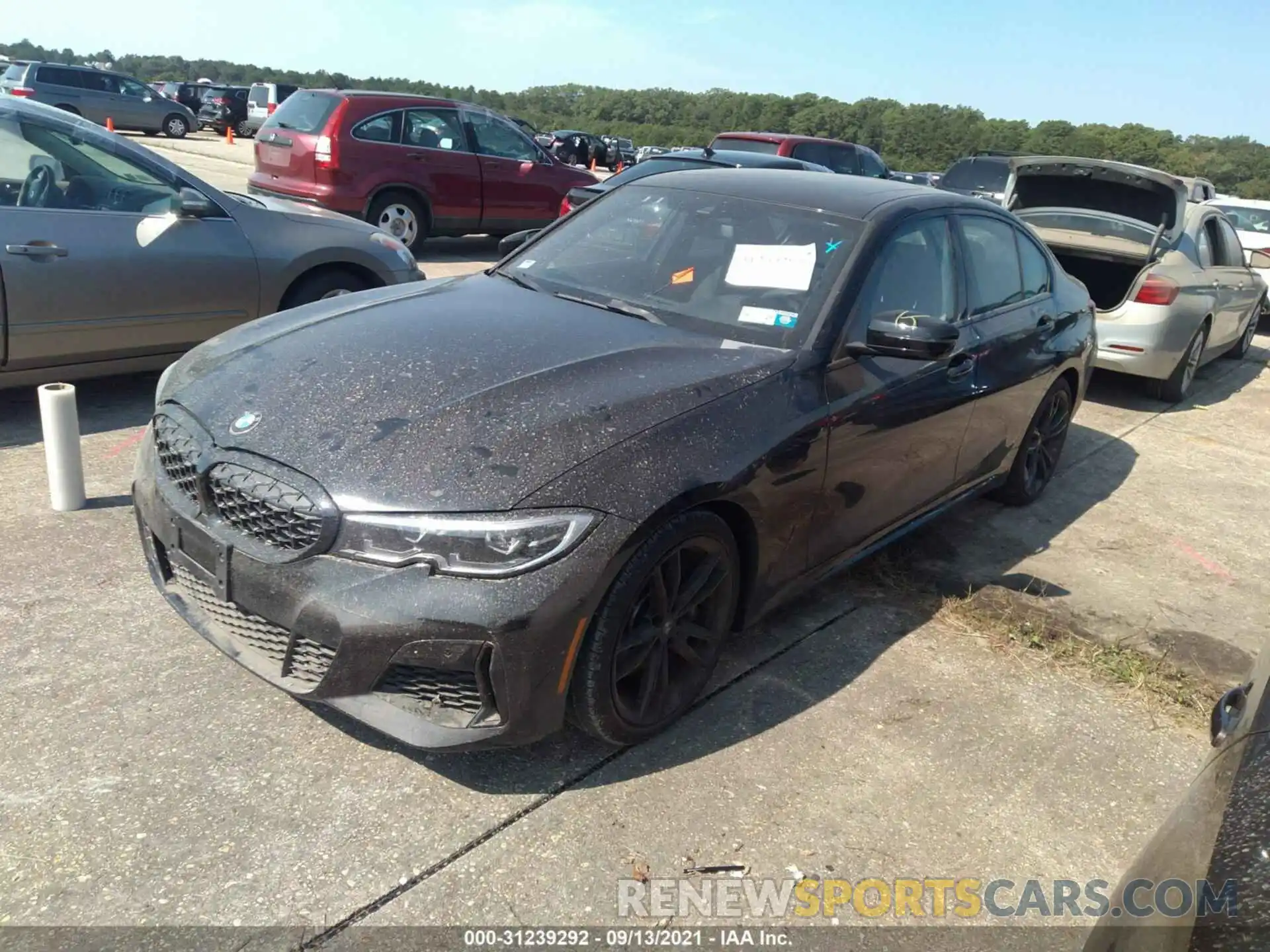 2 Photograph of a damaged car 3MW5U9J01M8B56814 BMW 3 SERIES 2021