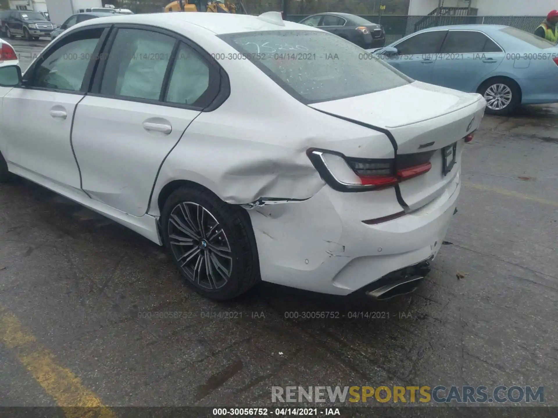 6 Photograph of a damaged car 3MW5U9J01M8B75220 BMW 3 SERIES 2021