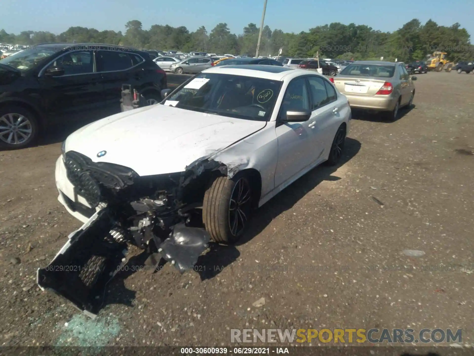 6 Photograph of a damaged car 3MW5U9J02M8B54084 BMW 3 SERIES 2021