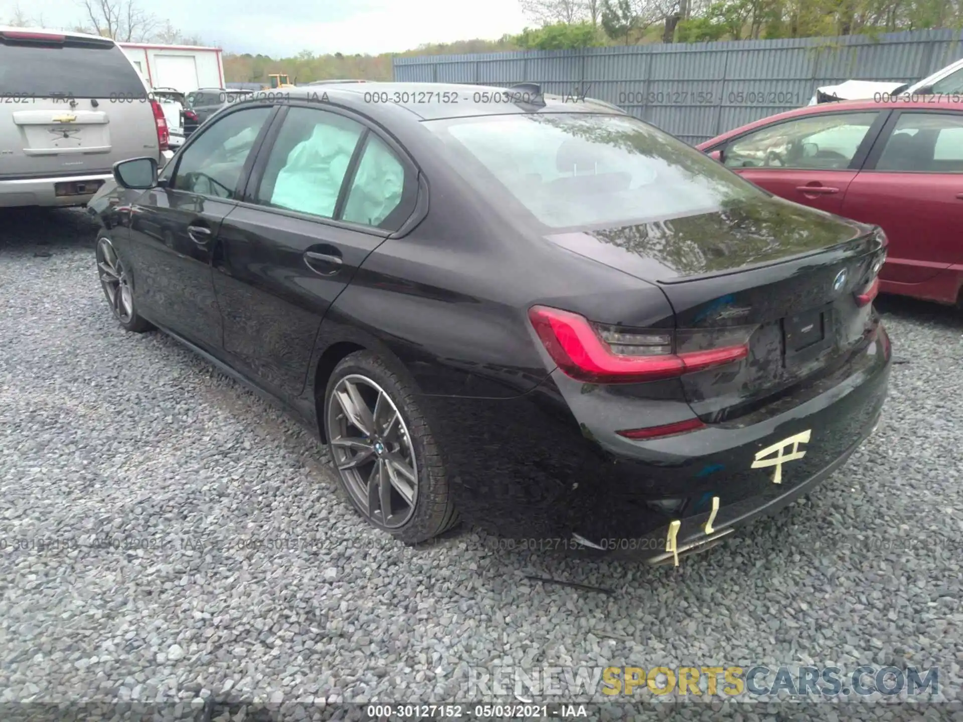 3 Photograph of a damaged car 3MW5U9J02M8B64601 BMW 3 SERIES 2021