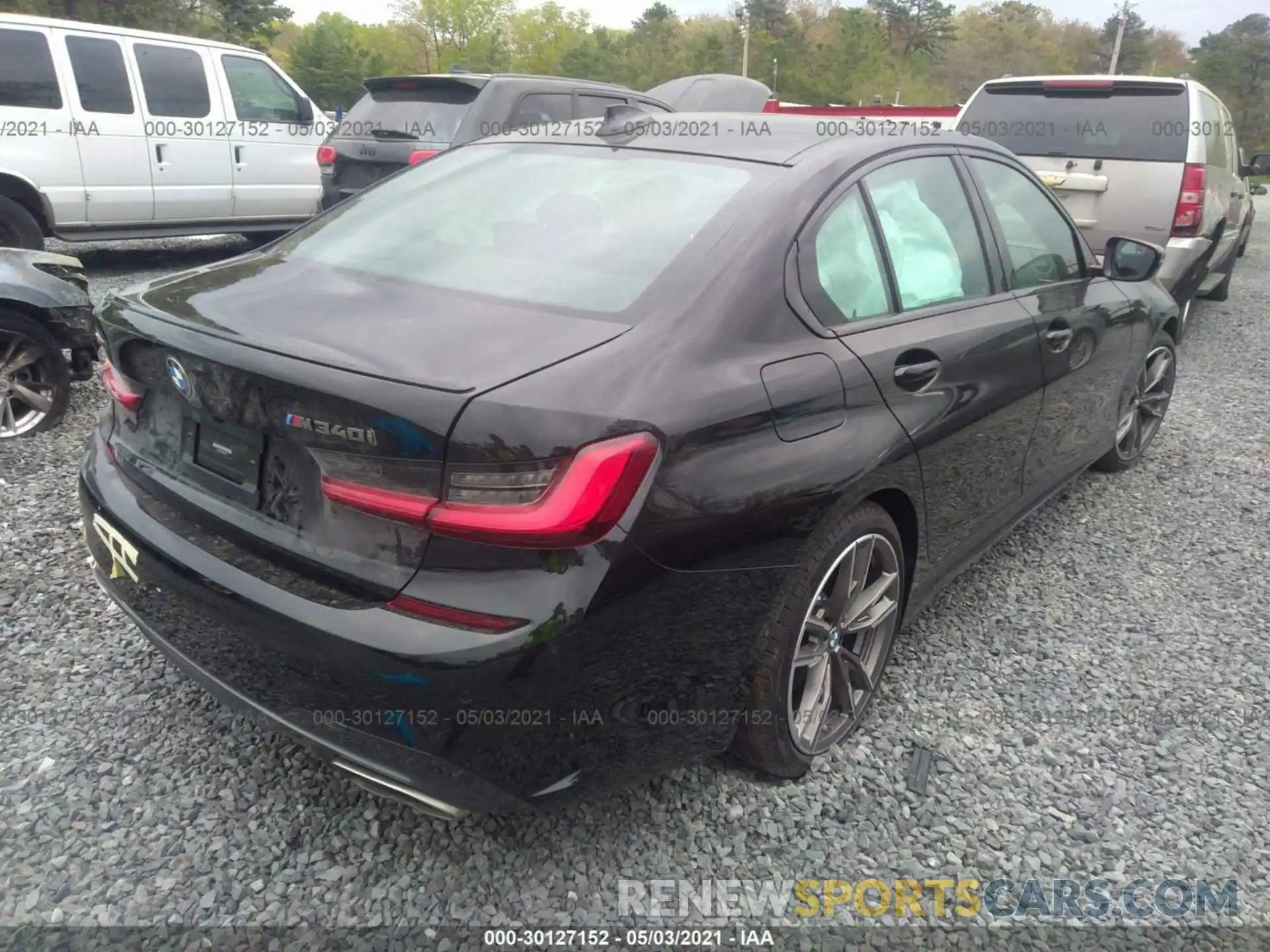 4 Photograph of a damaged car 3MW5U9J02M8B64601 BMW 3 SERIES 2021