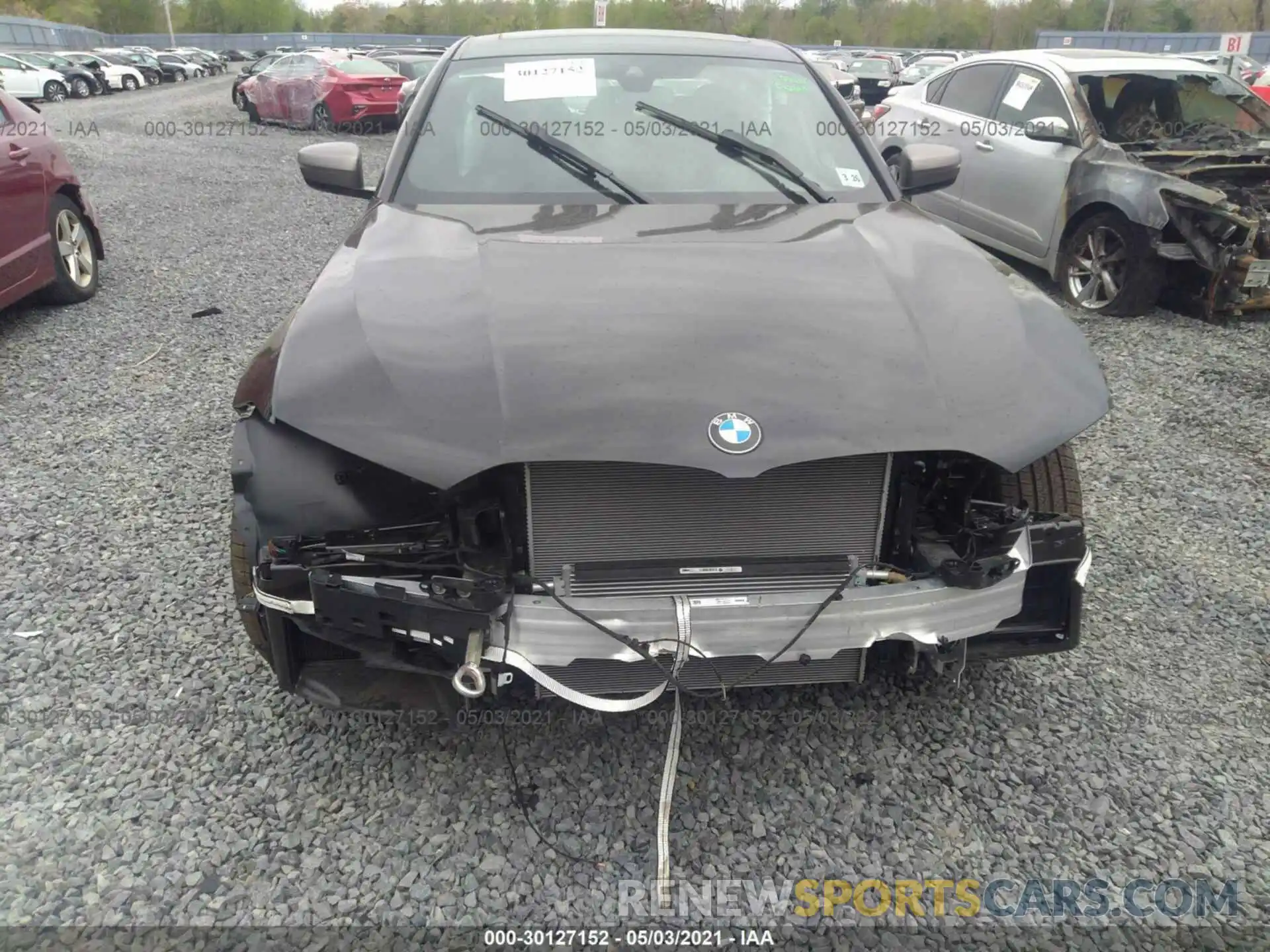 6 Photograph of a damaged car 3MW5U9J02M8B64601 BMW 3 SERIES 2021