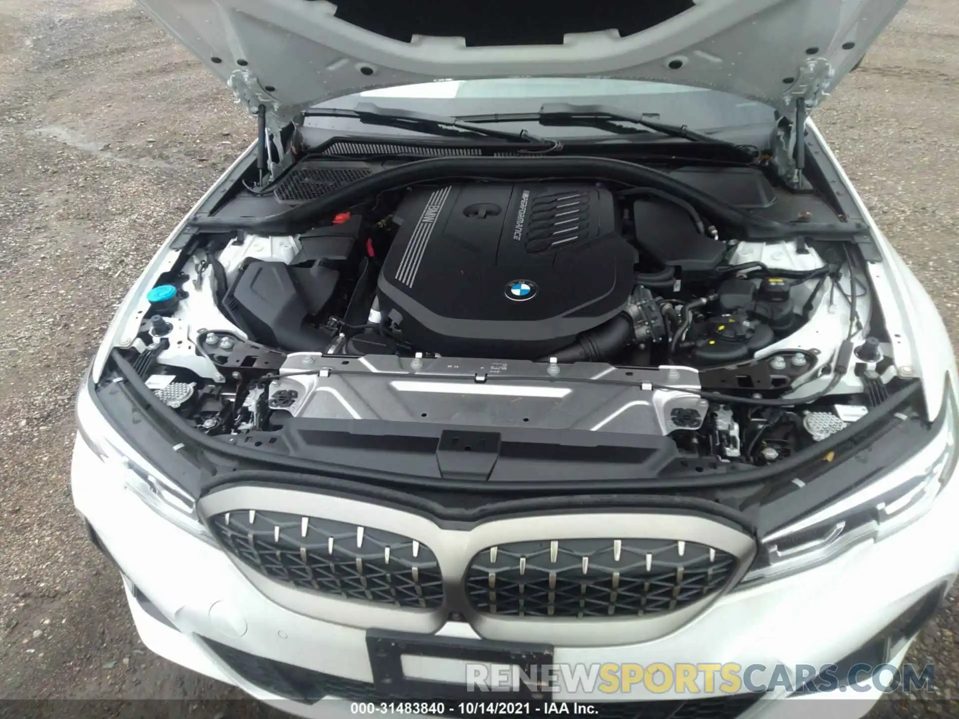 10 Фотография поврежденного автомобиля 3MW5U9J04M8B61652 BMW 3 SERIES 2021