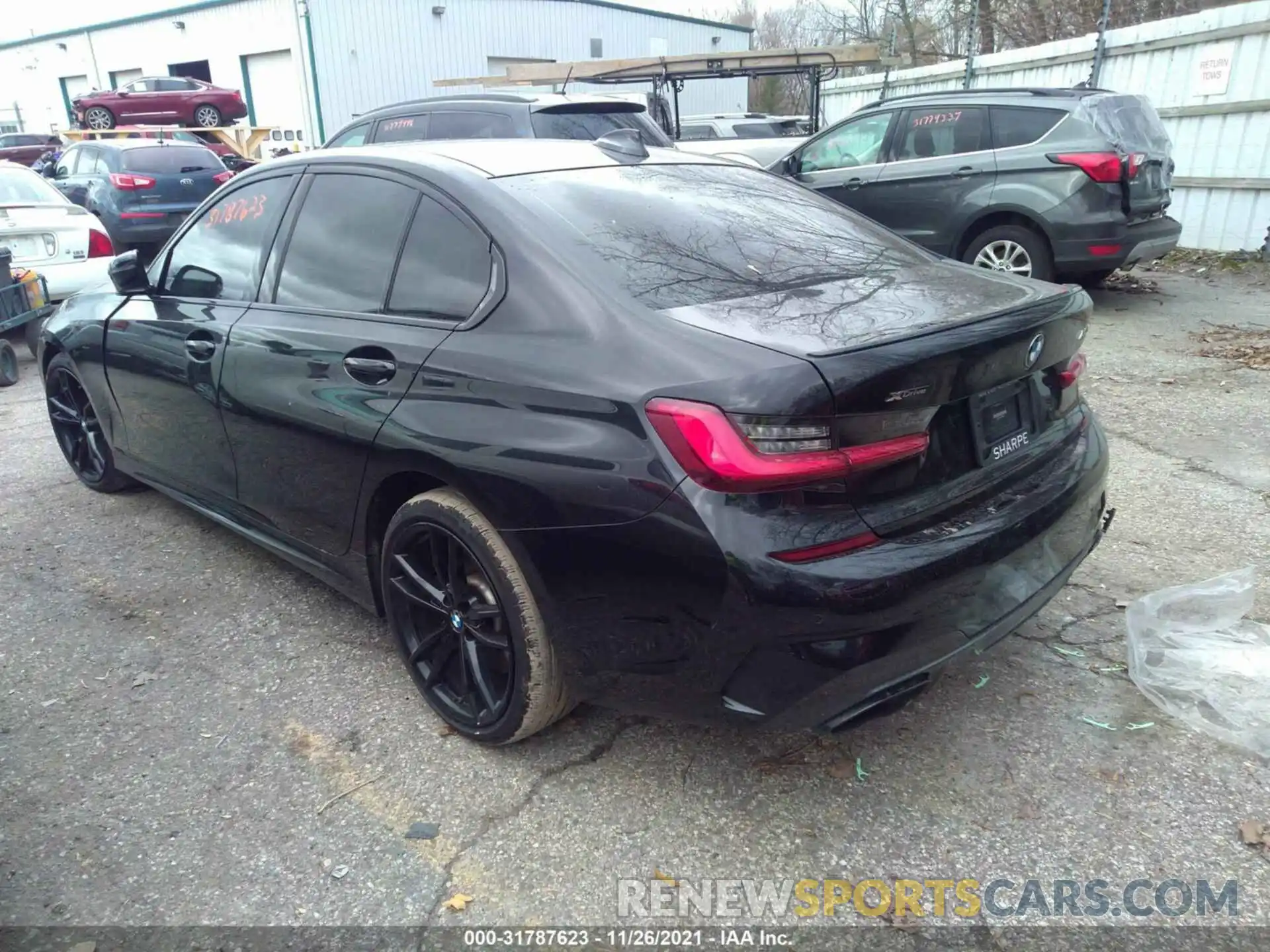 3 Photograph of a damaged car 3MW5U9J06M8B65993 BMW 3 SERIES 2021